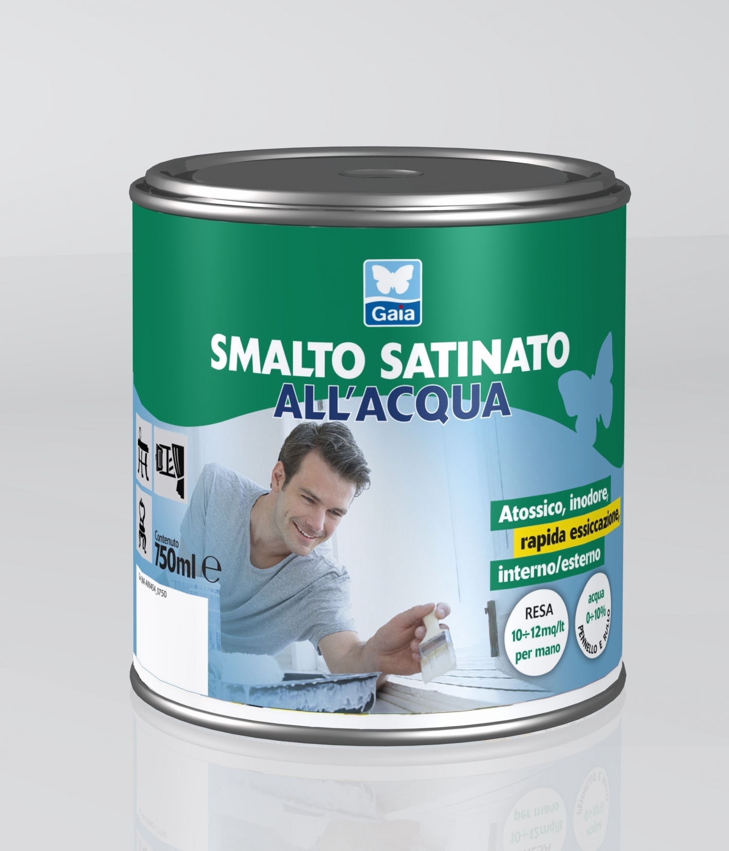 SMALTO ALL'ACQUA BIANCO – Icro