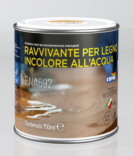 Ravvivante per legno incolore all'acqua