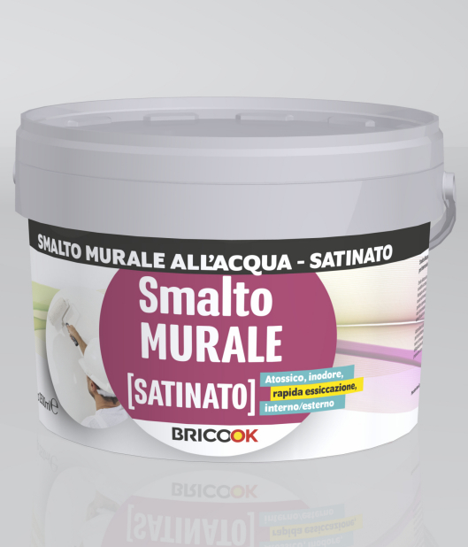 Smalto murale all'acqua - satinato