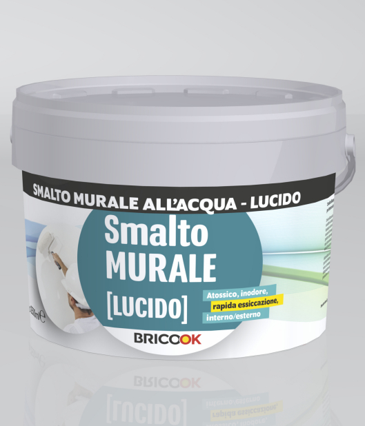 Smalto murale all'acqua - lucido