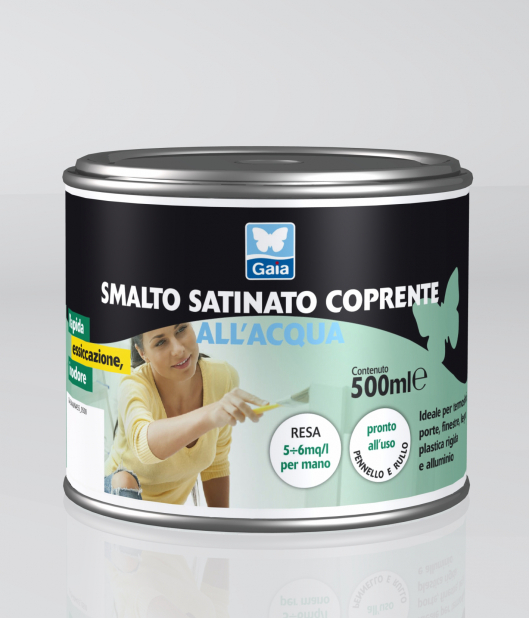 Smalto coprente satinato