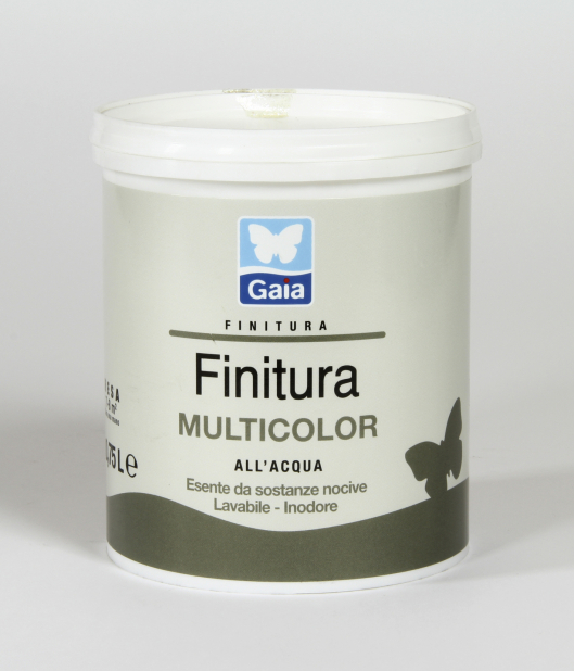 Finitura glitter multicolore