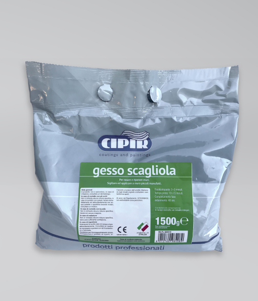 Gesso scagliola in sacchetto