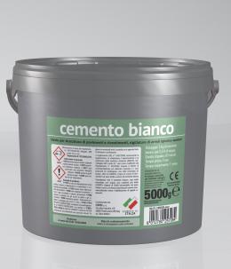 Cemento bianco in barattolo