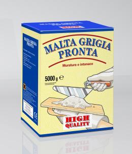 Malta grigia pronta